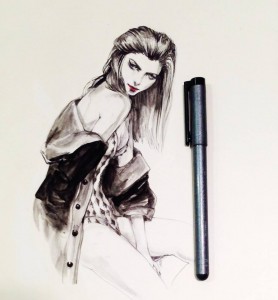 Interview with fashion illustrator Connie Lim - FaInterview with fashion illustrator Connie Lim - Fashion playing cardsshion playing cards