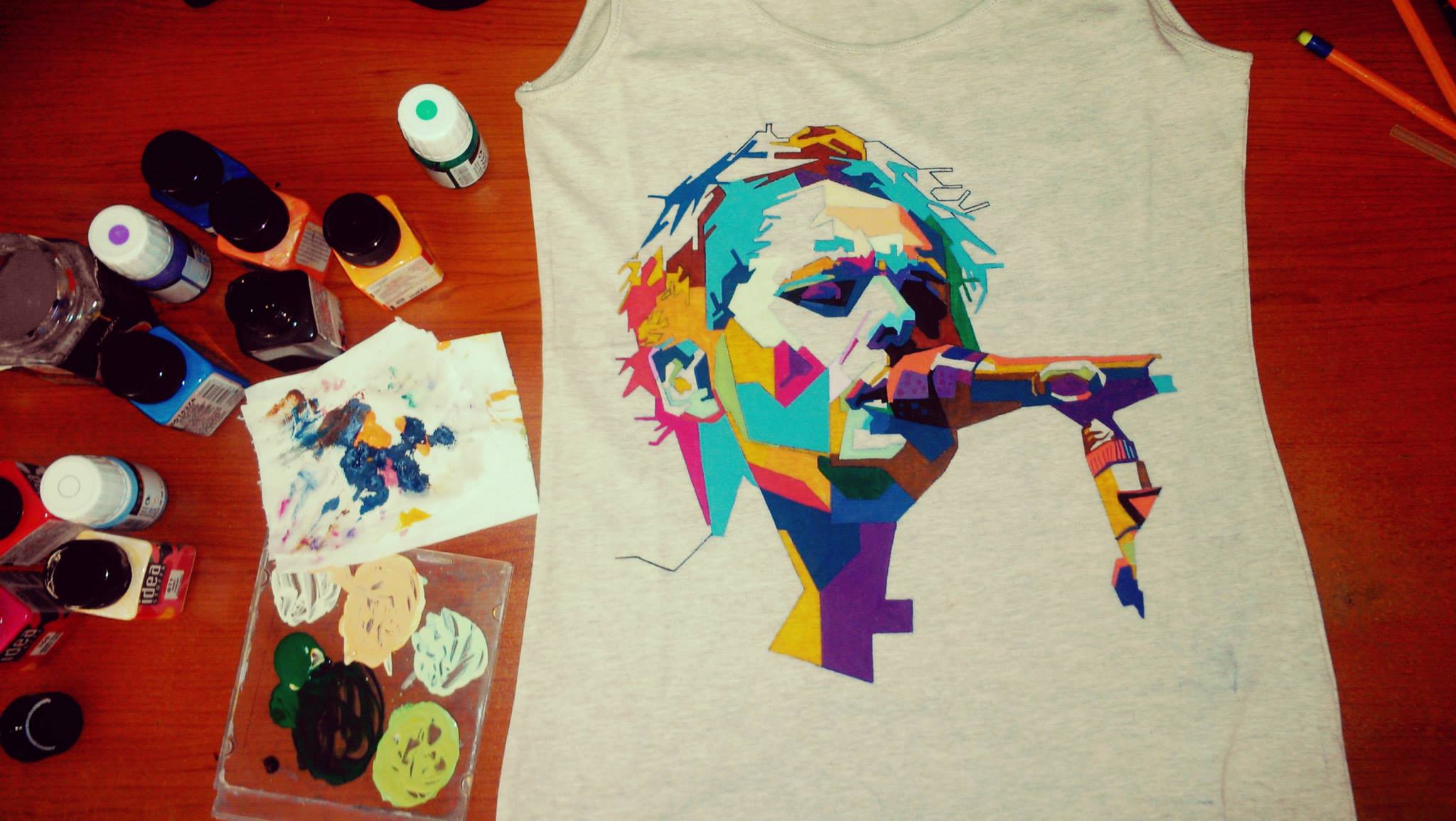 Cool hand-painted T-shirts by Troix Tone (Interview with the artist) -  Friday Illustrated