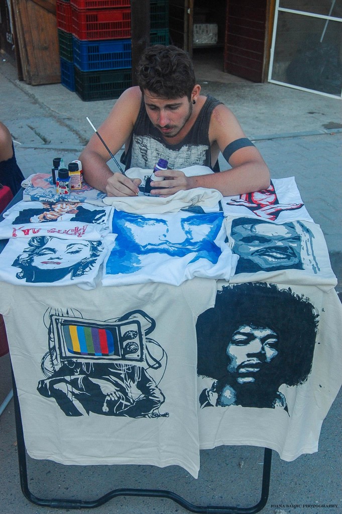 Cool hand-painted T-shirts by Troix Tone - Interview with Adrian Simion