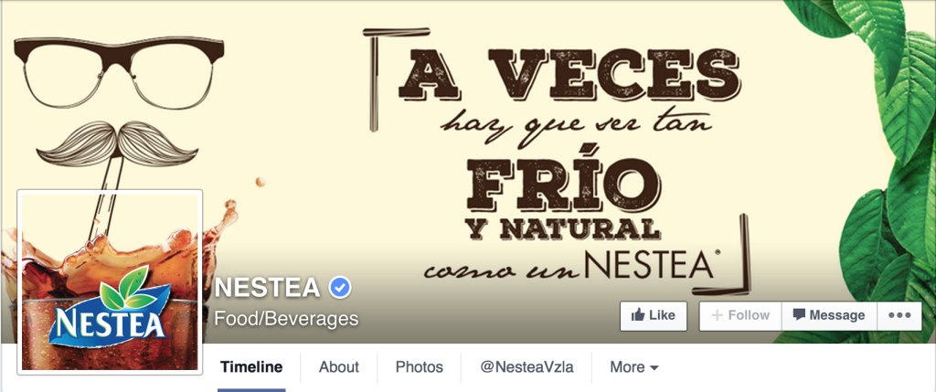 Nestle steals illustration and uses it on their Facebook page